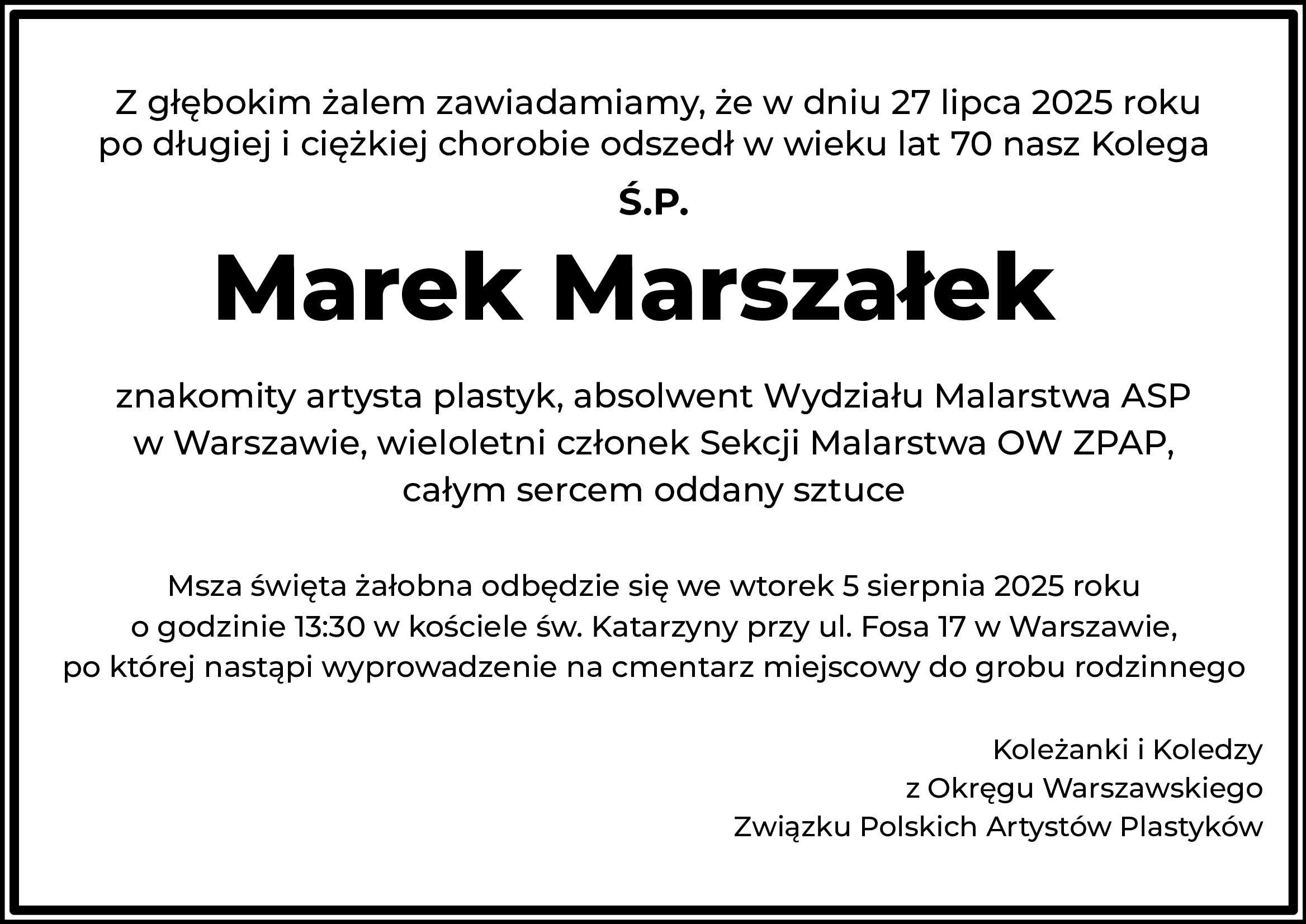 2025.07.27 Marek Marszalek