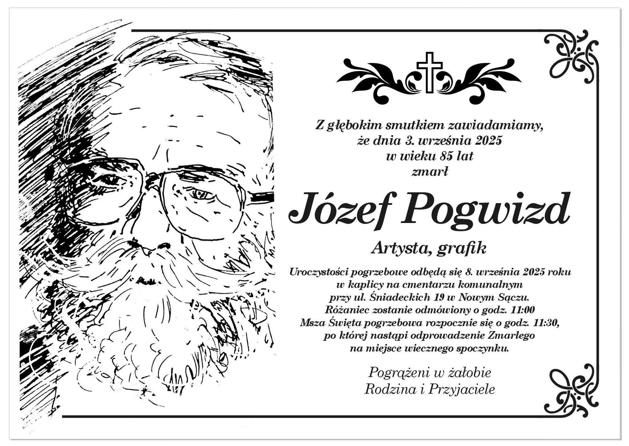 Nekrolog Józef Pogwizd