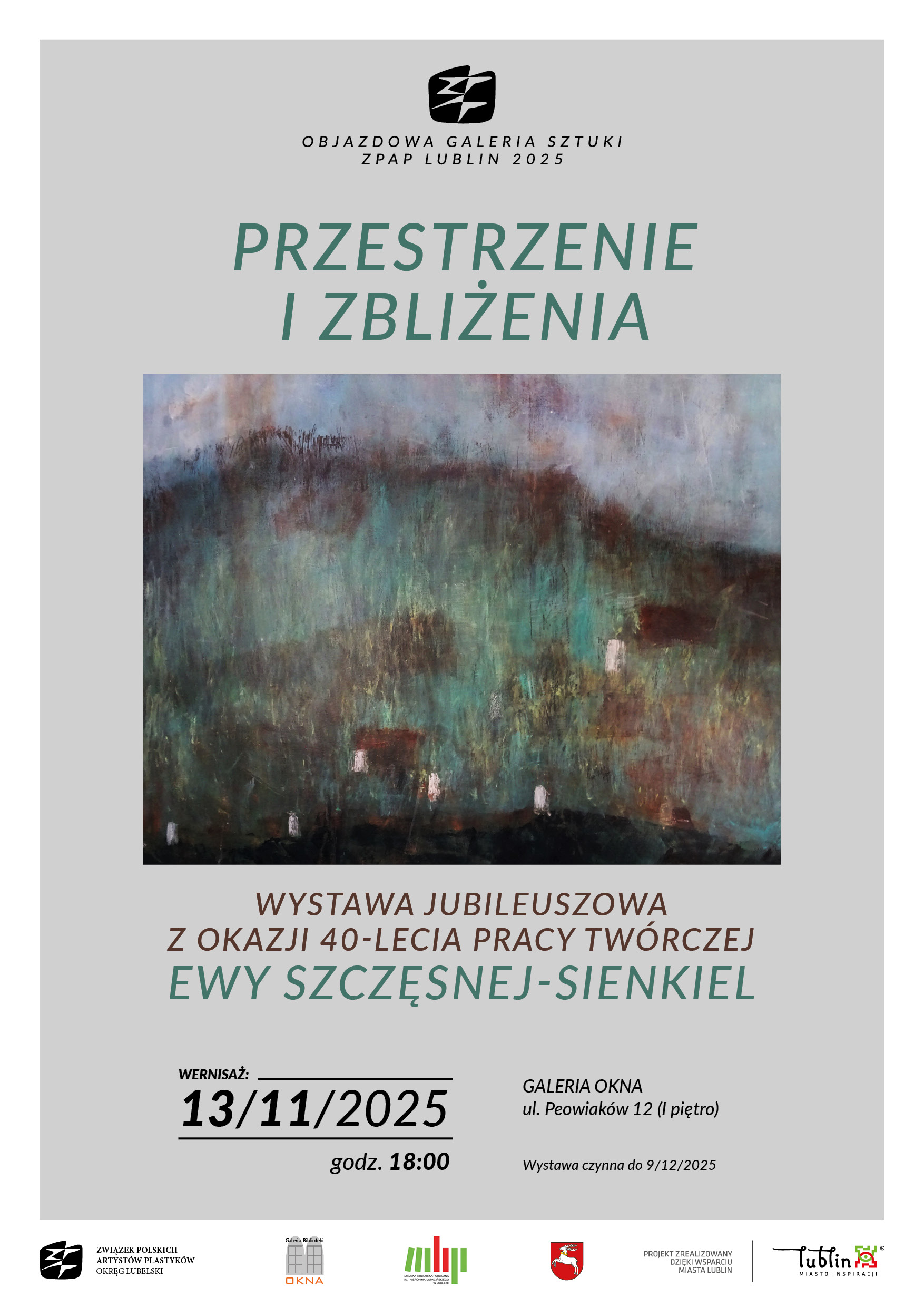 Wystawa Ewy Szczęsnej Sienkiel Jubileusz 40 lecie pracy twórczej
