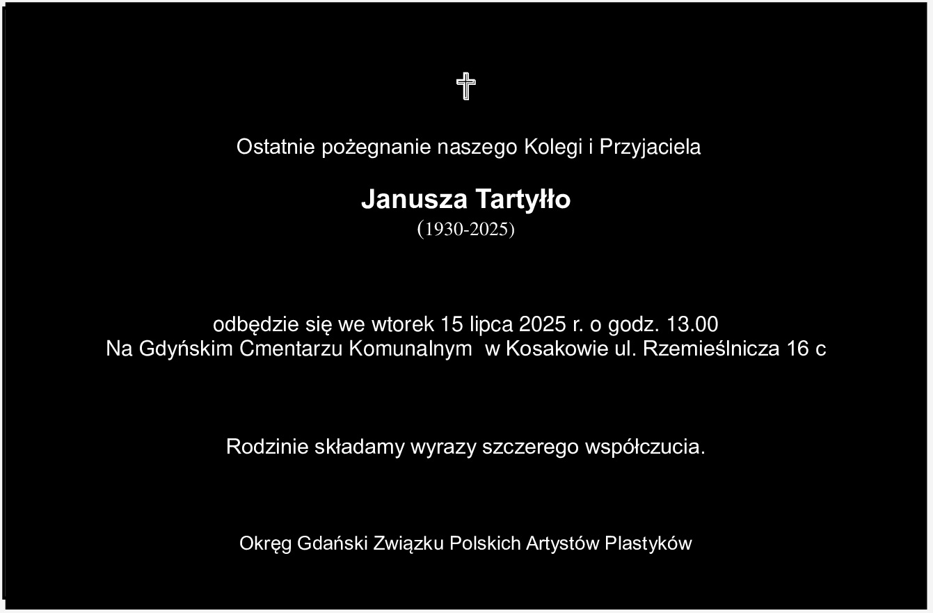 nekrolog Tartyłło O Gdańsk